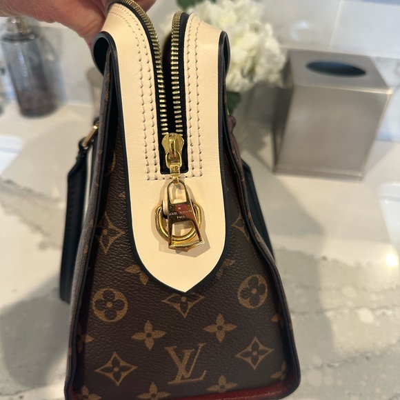 Louis Vuitton Tuileries Monogram Bag Canvas with Cream Leather - Picture 6 of 15